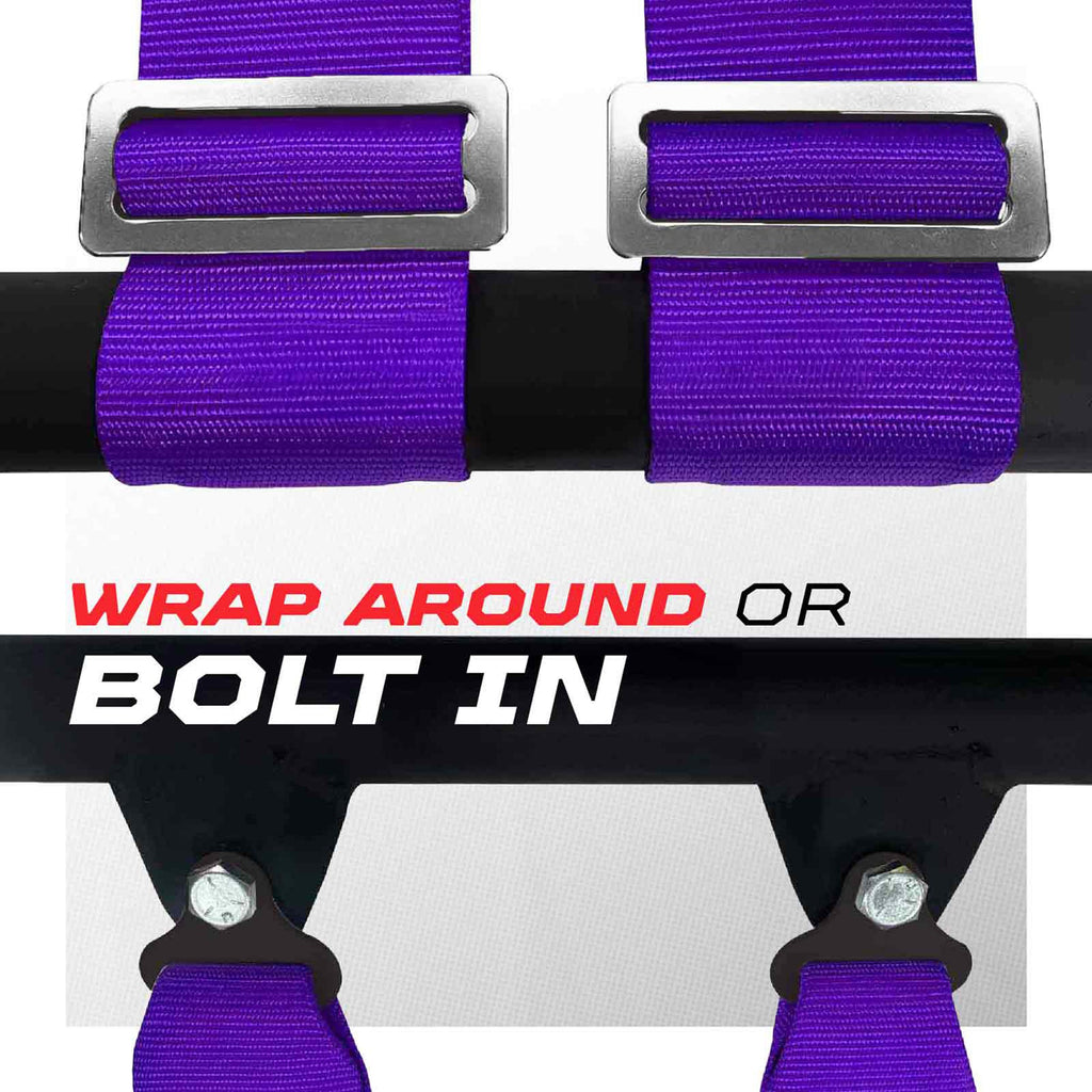 3" 5 point Pro Series Latch Harness 50 Caliber Racing Harness