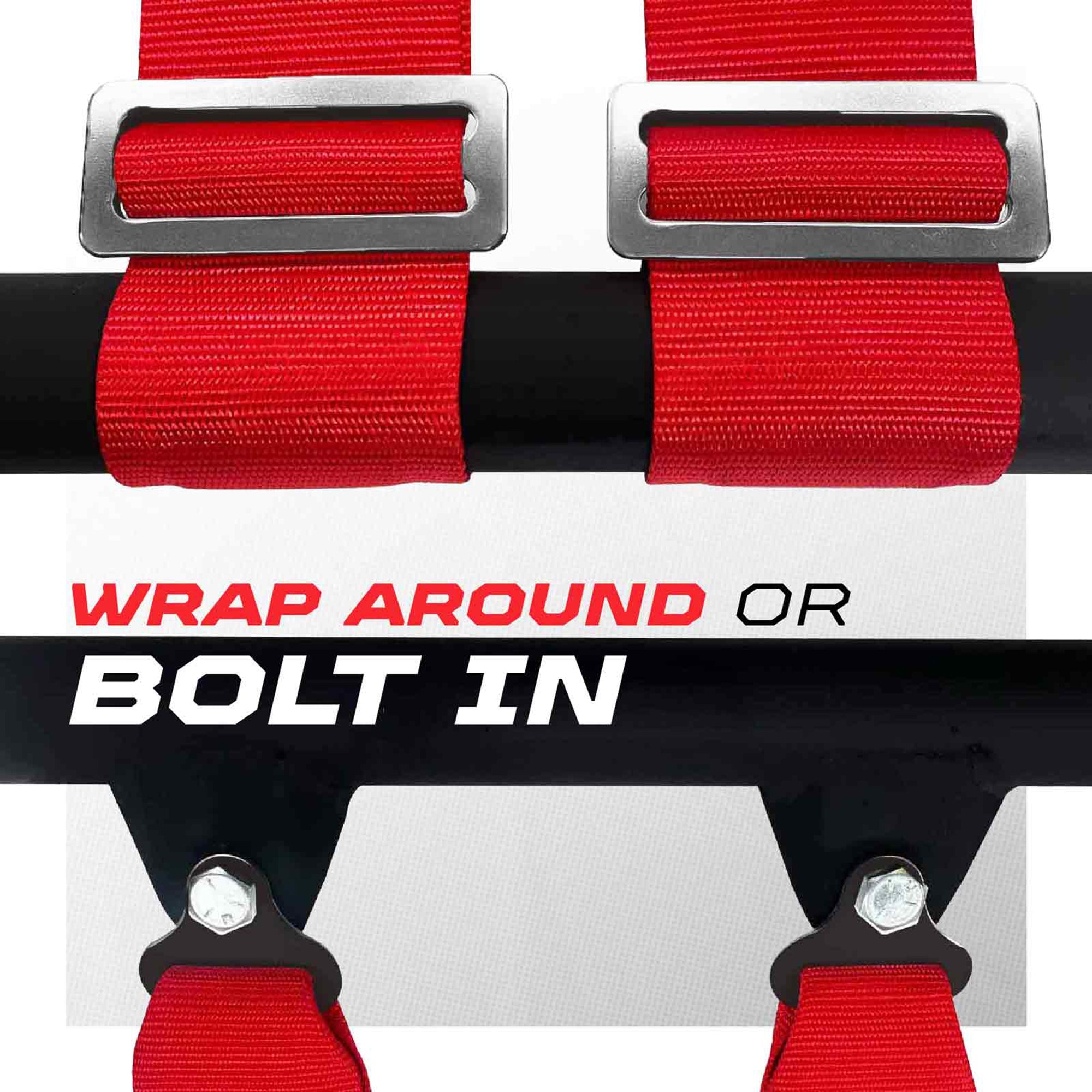 3" 5 point Pro Series Latch Harness 50 Caliber Racing Harness