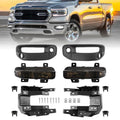 LED Fog Light Set Bumper Driving Light Replacement for 1500 2019 2020 2021 2022