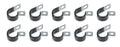 Alum Line Clamps 3/4in 10pk