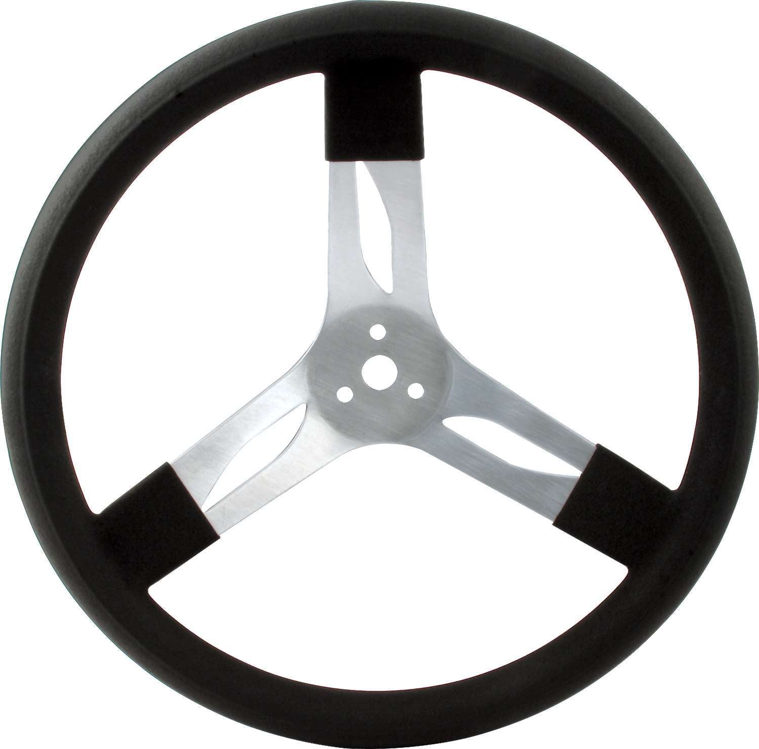 ALUM STEERING WHEEL15IN BLK