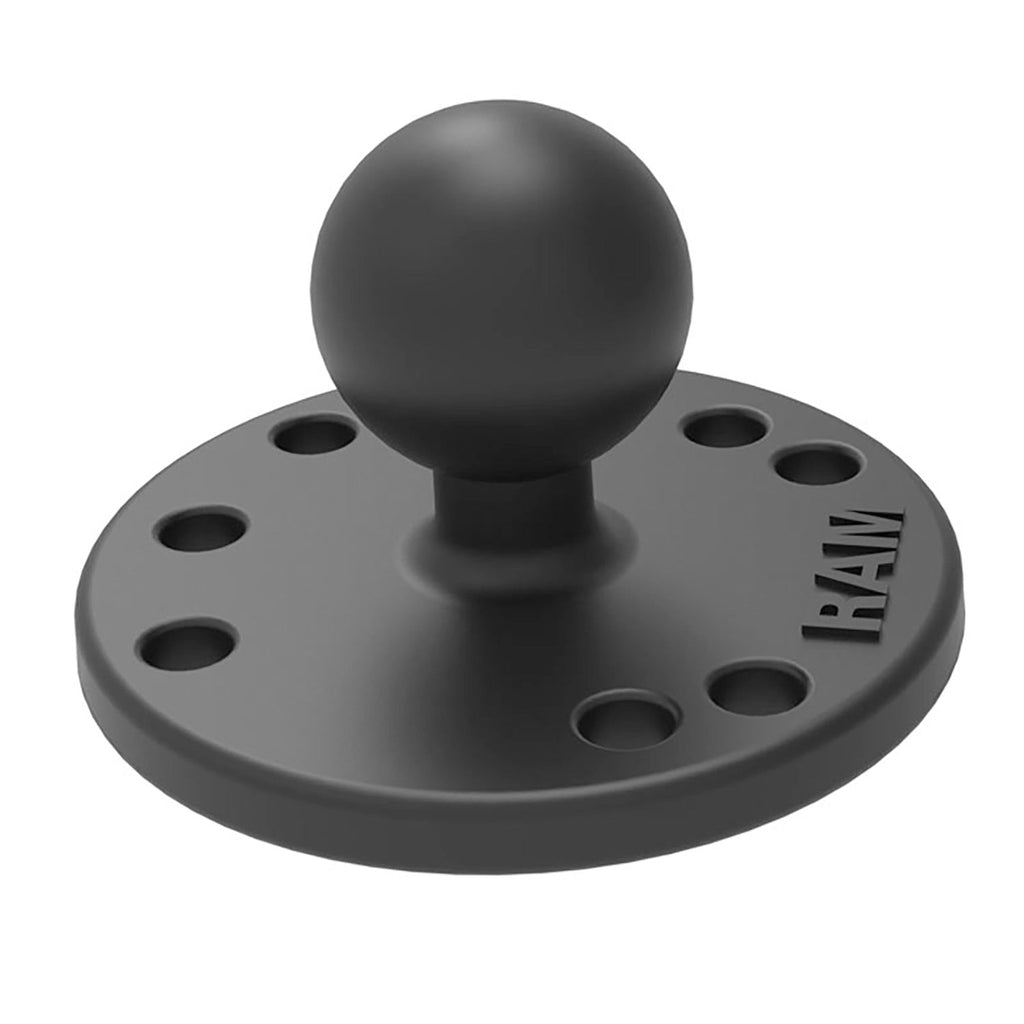 Round Plate with Ball - C Size - 1.5 Inch