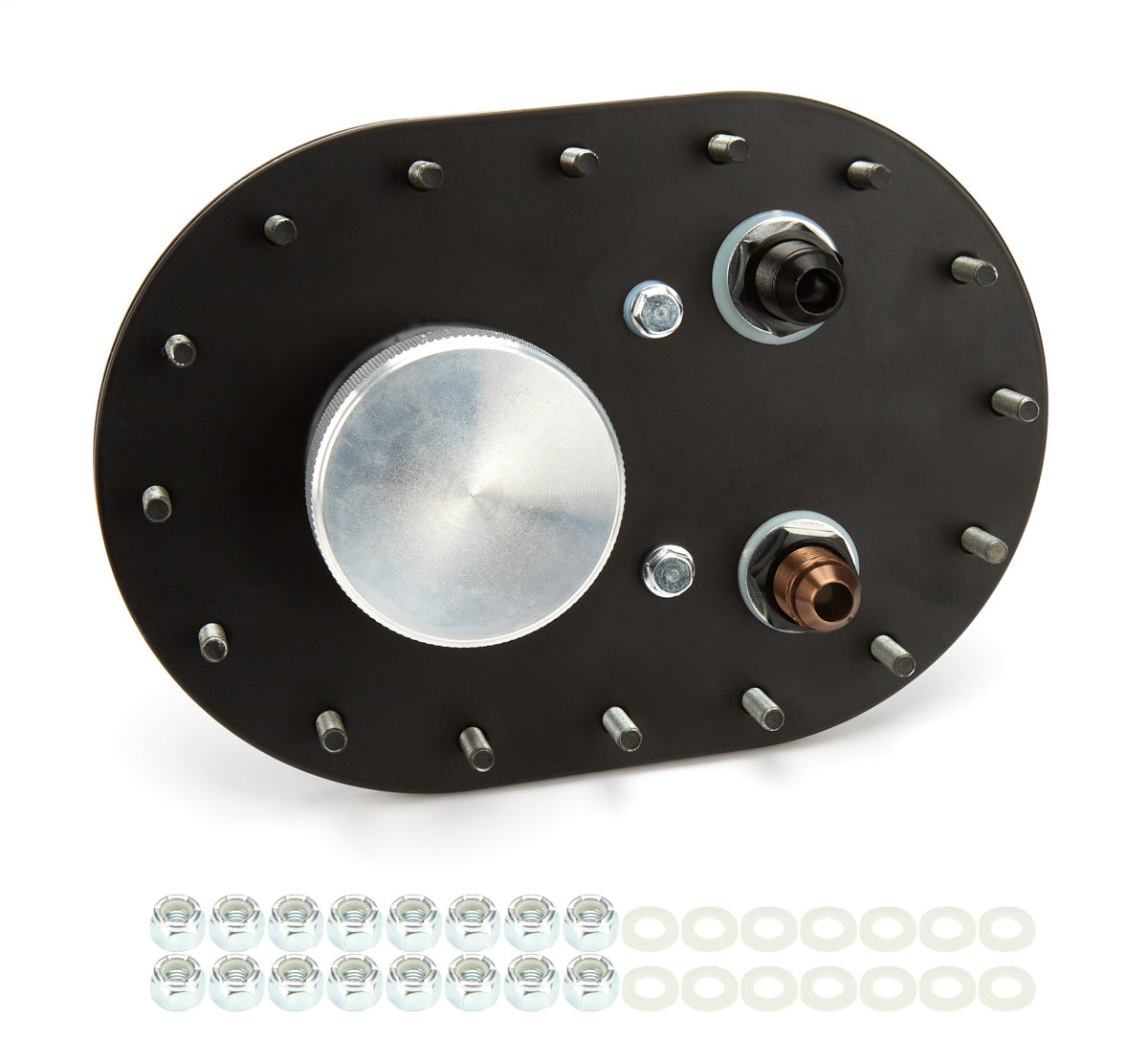 OVAL FUEL CELL CAP ASSEMBLY