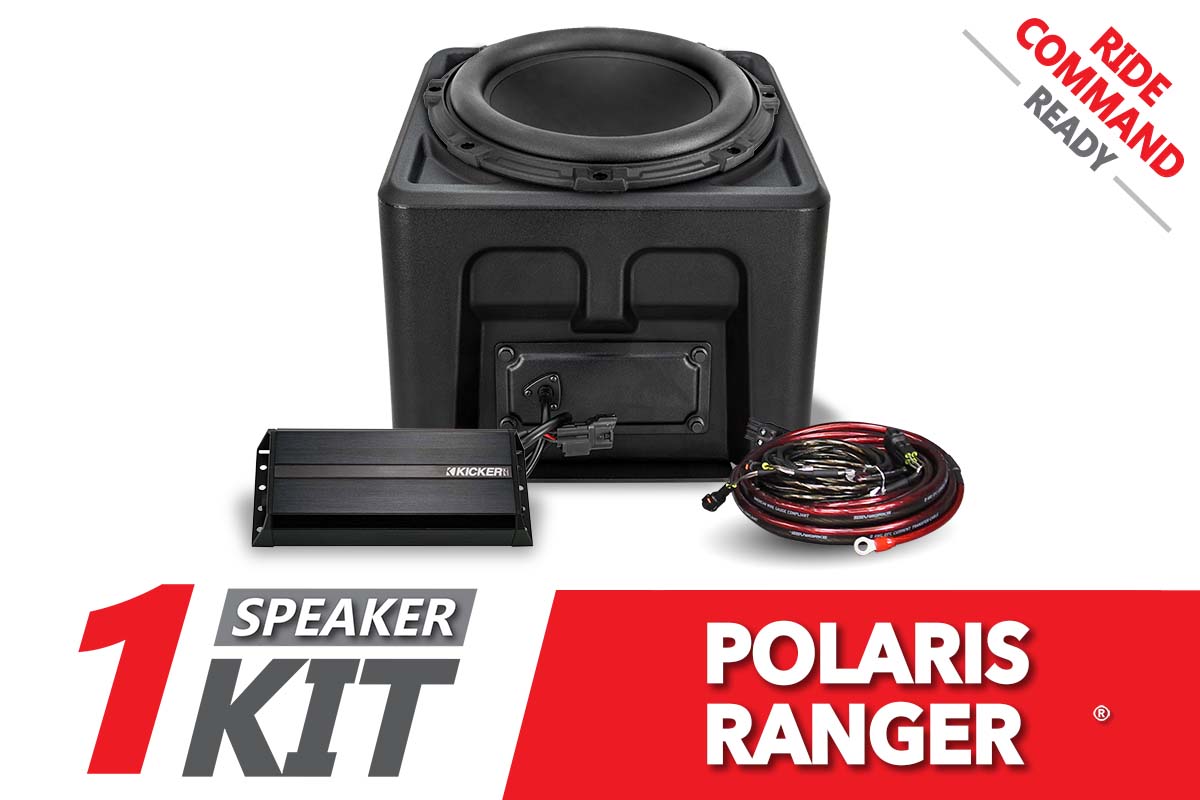 SSV Works 10in Subwoofer for 2018-2024 Polaris Ranger XP 1000 with Ride Command