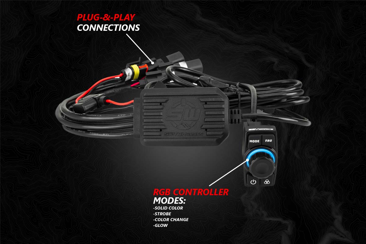 SSV Works V-Spec 3-Speaker Plug-&-Play Kit for 2014-2023 Polaris RZR with Ride Command