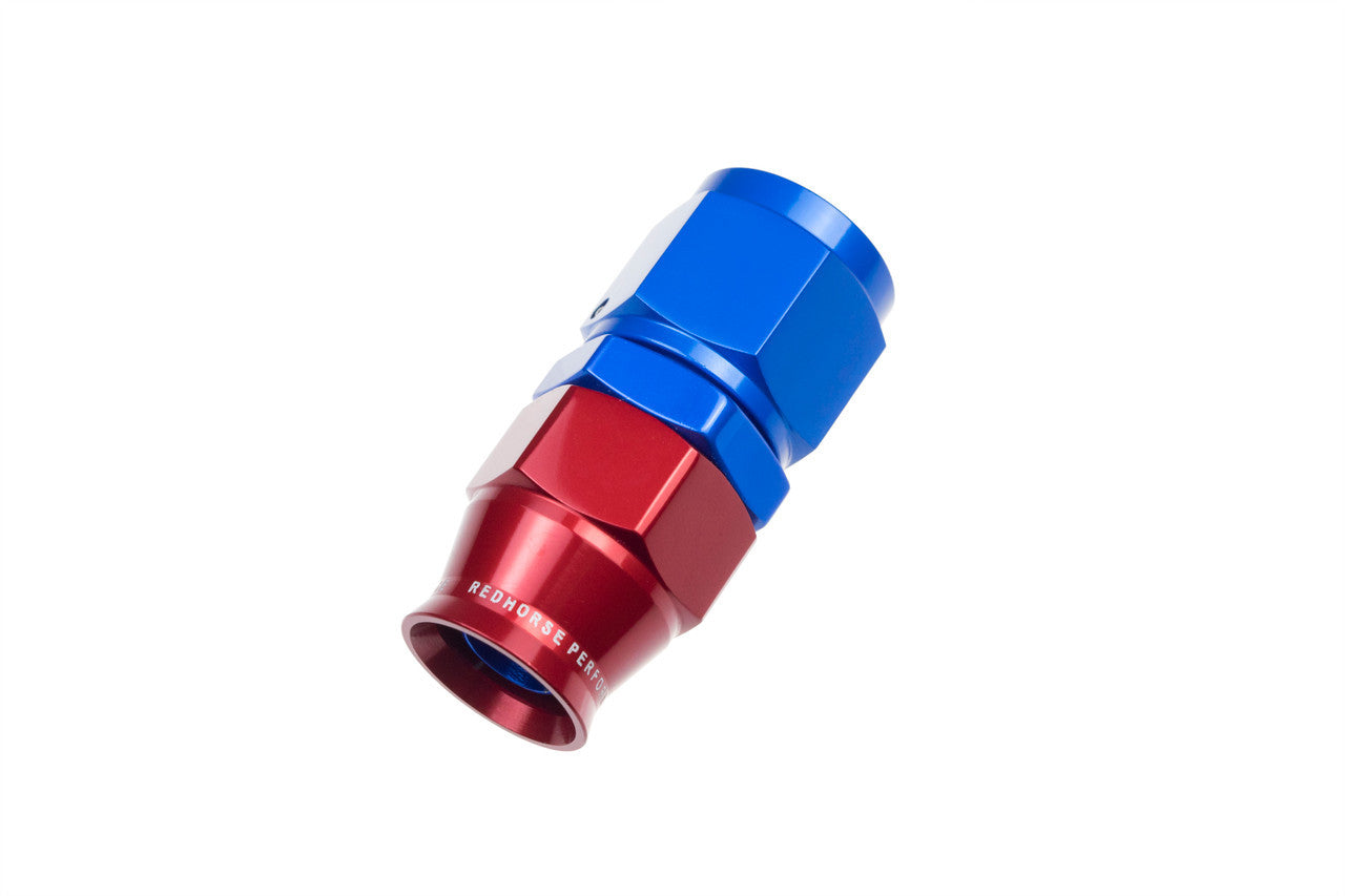 10AN Straight PTFE Reusable Hose End Blue