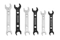 WRENCHES AN ALUM SET 6