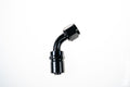 6AN 60Deg Crimp Hose End Black