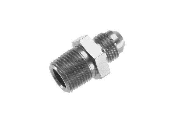 3AN STR Male Adapter 1/4in NPT Male Clear