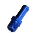 3/8in Hose to 1/4in NPT Male Straight Blue