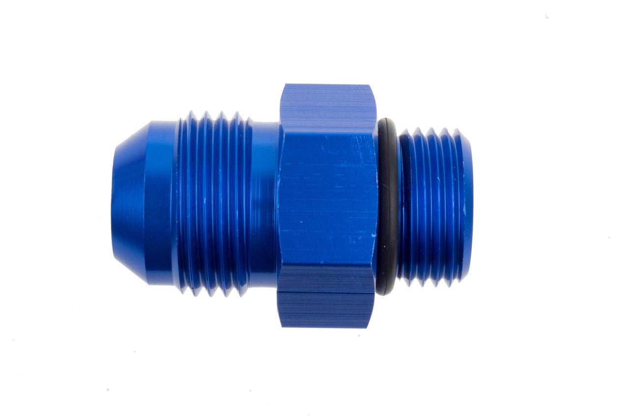 6AN to 8AN O-Ring Port Adapter Blue Male Male