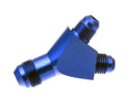 6an Single inlet to 6an Dual Outlet - Blue