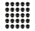 1/4in NPT Socket Head Pipe Plug 25/pkg Black