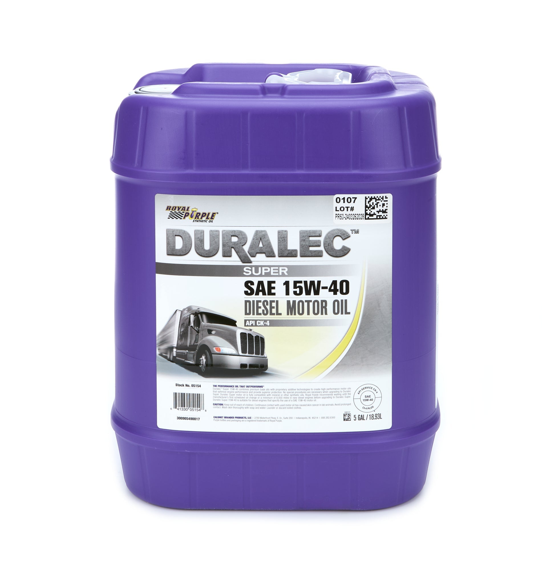 MOTOR OIL 15W40 CJ-4 5 GALLON