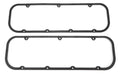 Black Rubber BB Chevy Valve Cover Gaskets Pair