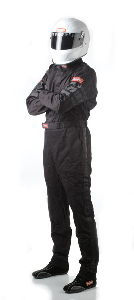 SFI-1 1-L SUIT  BLACK MEDIUM