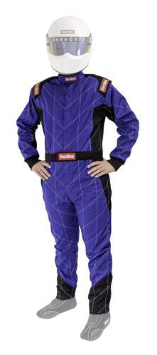 CHEVRON-1 SUIT SFI-1 BLU 2XL