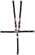 JR L & L 5PT HARNESS SET BLACK