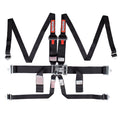 LATCH & LOCK  6PT HARNESS BLK