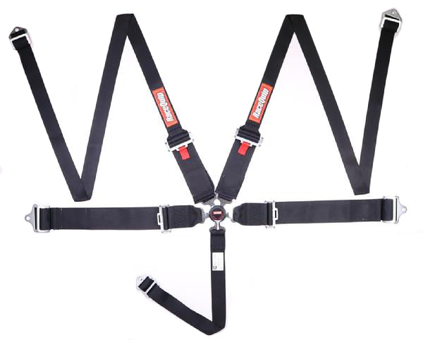 CAMLOCK 5PT PD LAP BELTS BLK