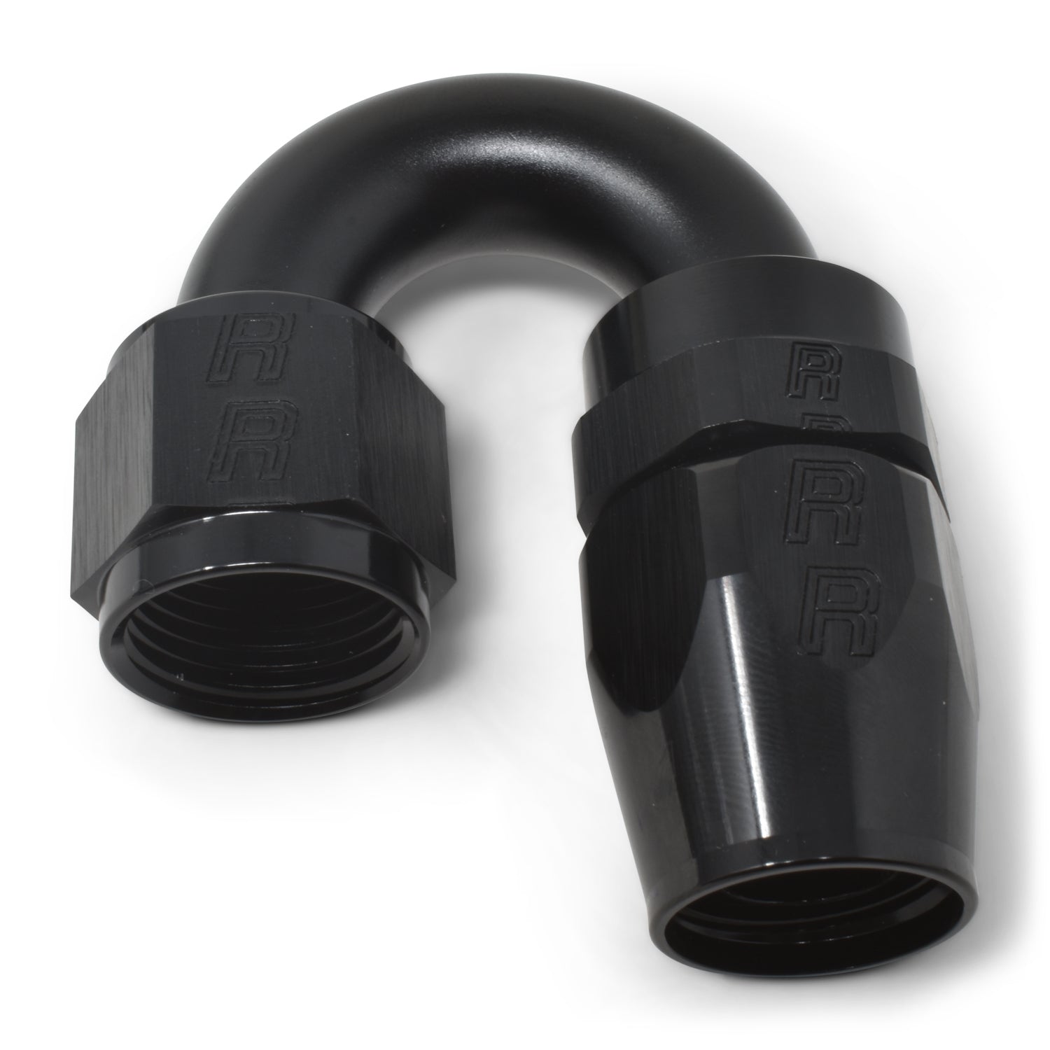 8AN 180Deg Hose End ProClassic Swivel Black