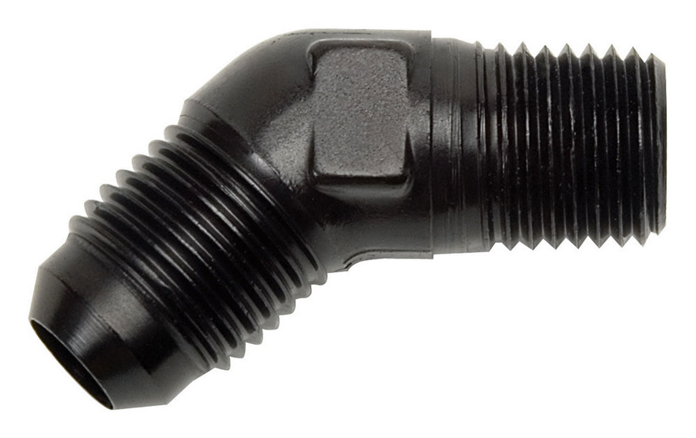 6AN to 45Deg 1/8 Adapt Black