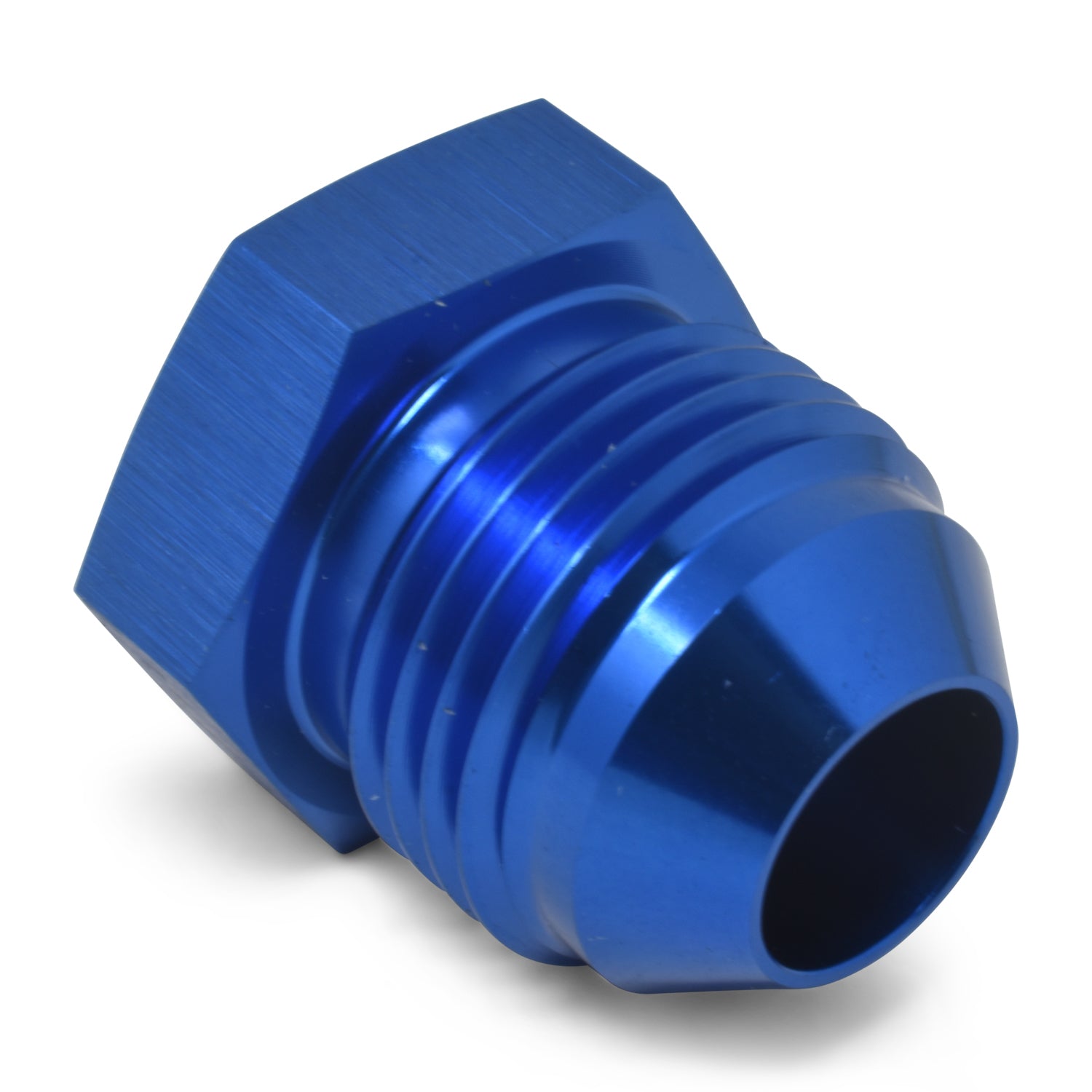10AN Flare Plug Adapter Blue
