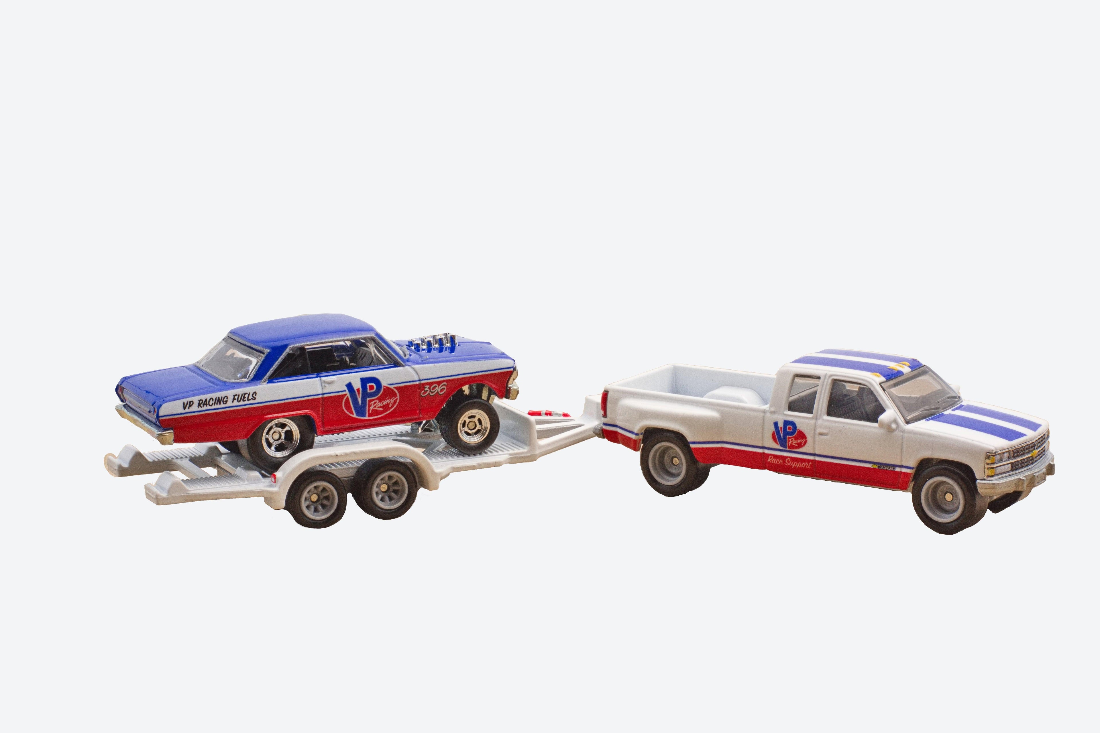 VP Racing ’63 Chevy Nova with ’88 Chevy Silverado 3500 Team Transport