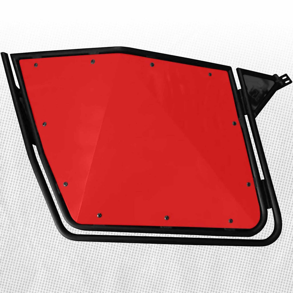50 Cal RZR Doors Red on Black