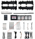 Car 64-color Dynamic Ambient light for Honda Civic Door LED LCD Trim Interior light modification Button APP control mode