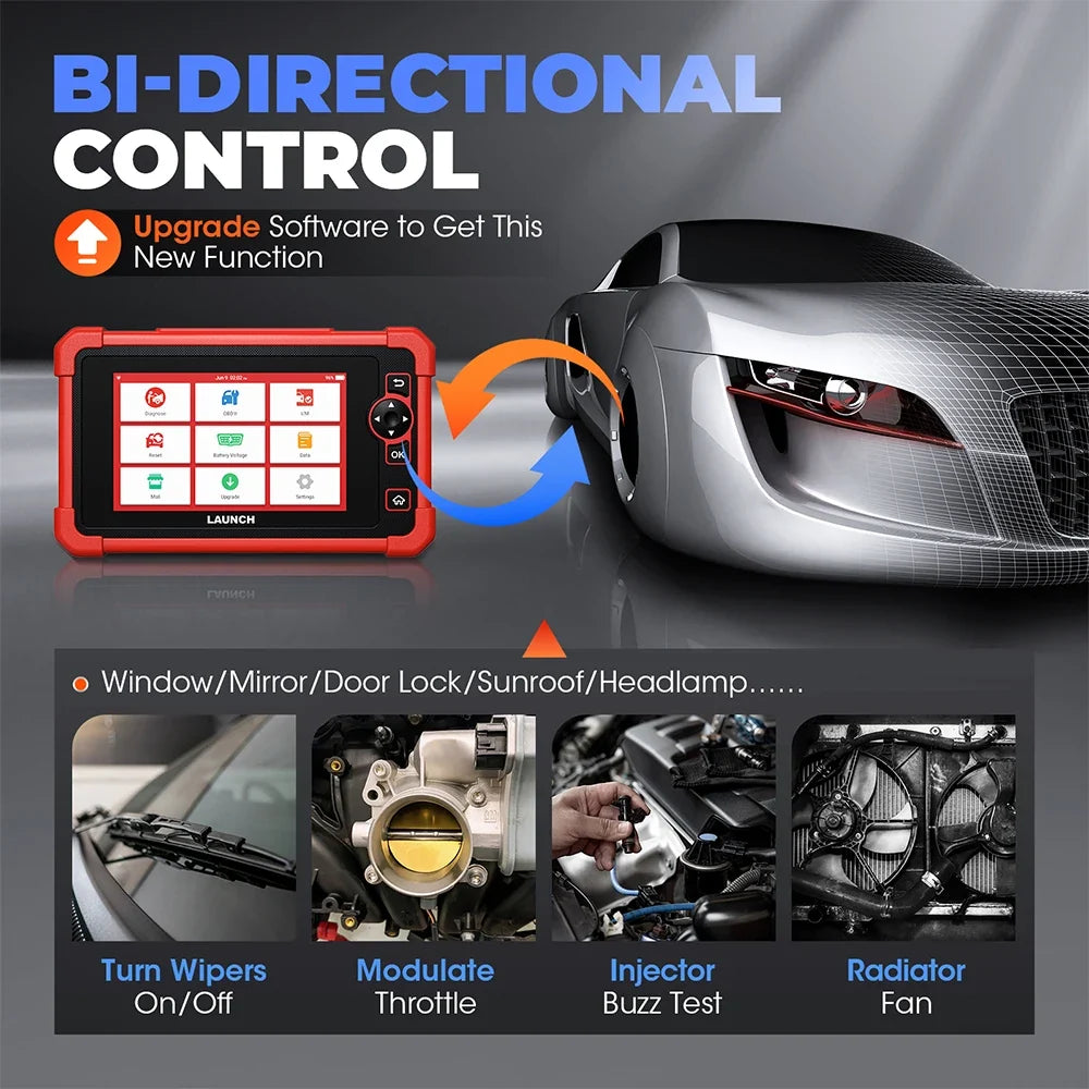New LAUNCH X431 CRP919X OBD2 Scanner Professional Automotive Scanner Launch Diagnostic Tools ECU Coding obd Scan Tool