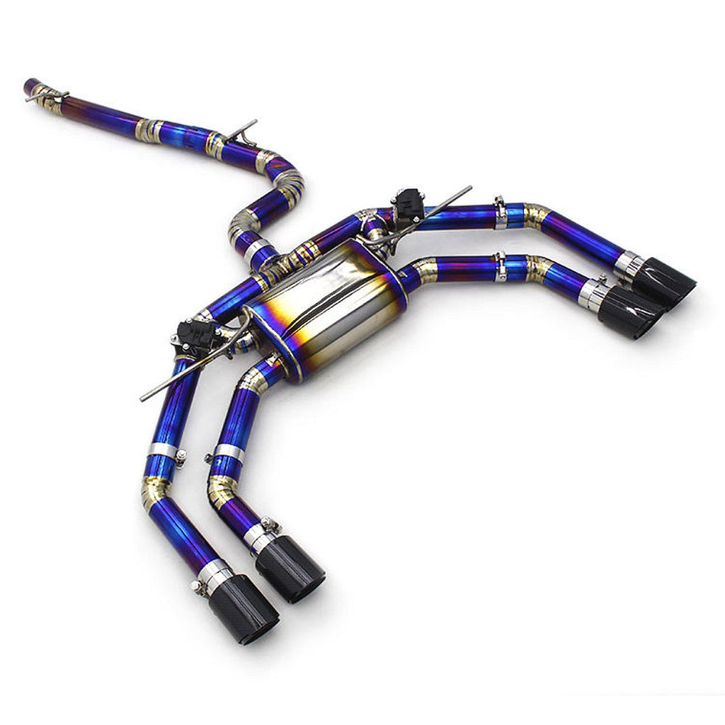 Titanium Valved Catback Exhaust System for Audi TT TTS 8S MK3 2.0T 8S 2015+