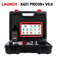 2025 LAUNCH X431 PRO3S+ V5.0 Car Diagnostic Tools 10.1' Auto OBD OBD2 Scanner CANFD DOIP Topology Map Bidirectional ECU Coding