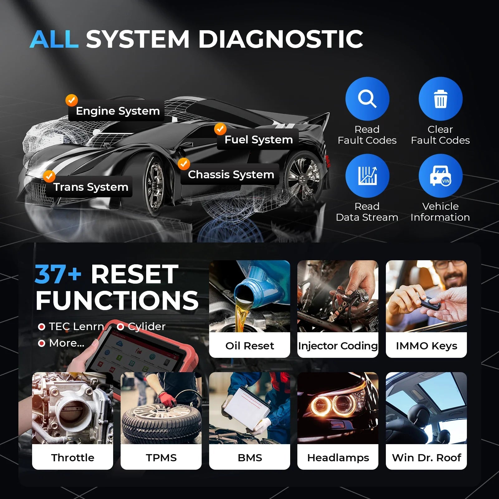 New LAUNCH X431 PROS V5.0 Car Diagnostic Tools Automotive OBDII Scan Tool Auto Scanner OBD2 ECU Coding pk X431 V plus