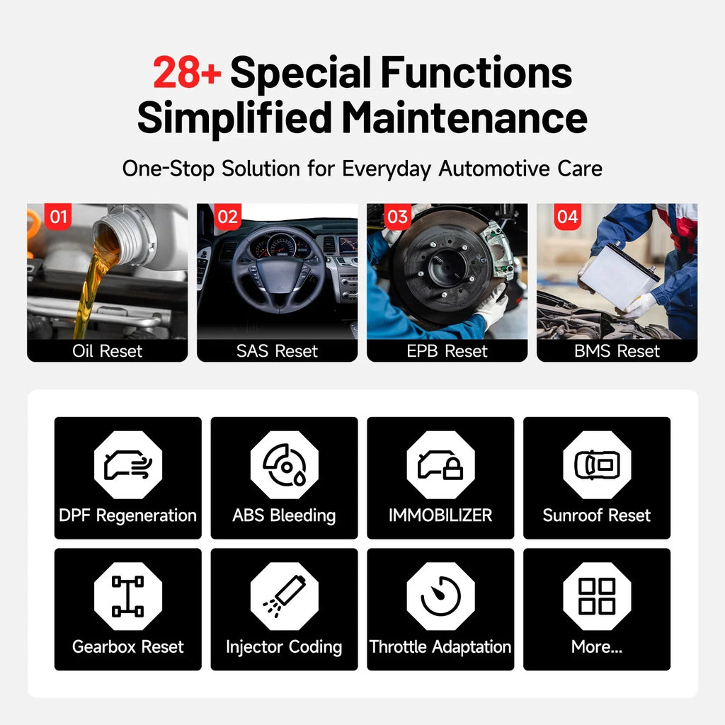 TOPDON Artidiag800 BT 2 OBDII Scanner All System Auto Diagnostic Scan Tool Bi-Directional Control Active Tes 28+ Reset Service