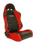 BLACK VINYL INSIDE  RED VELOUR