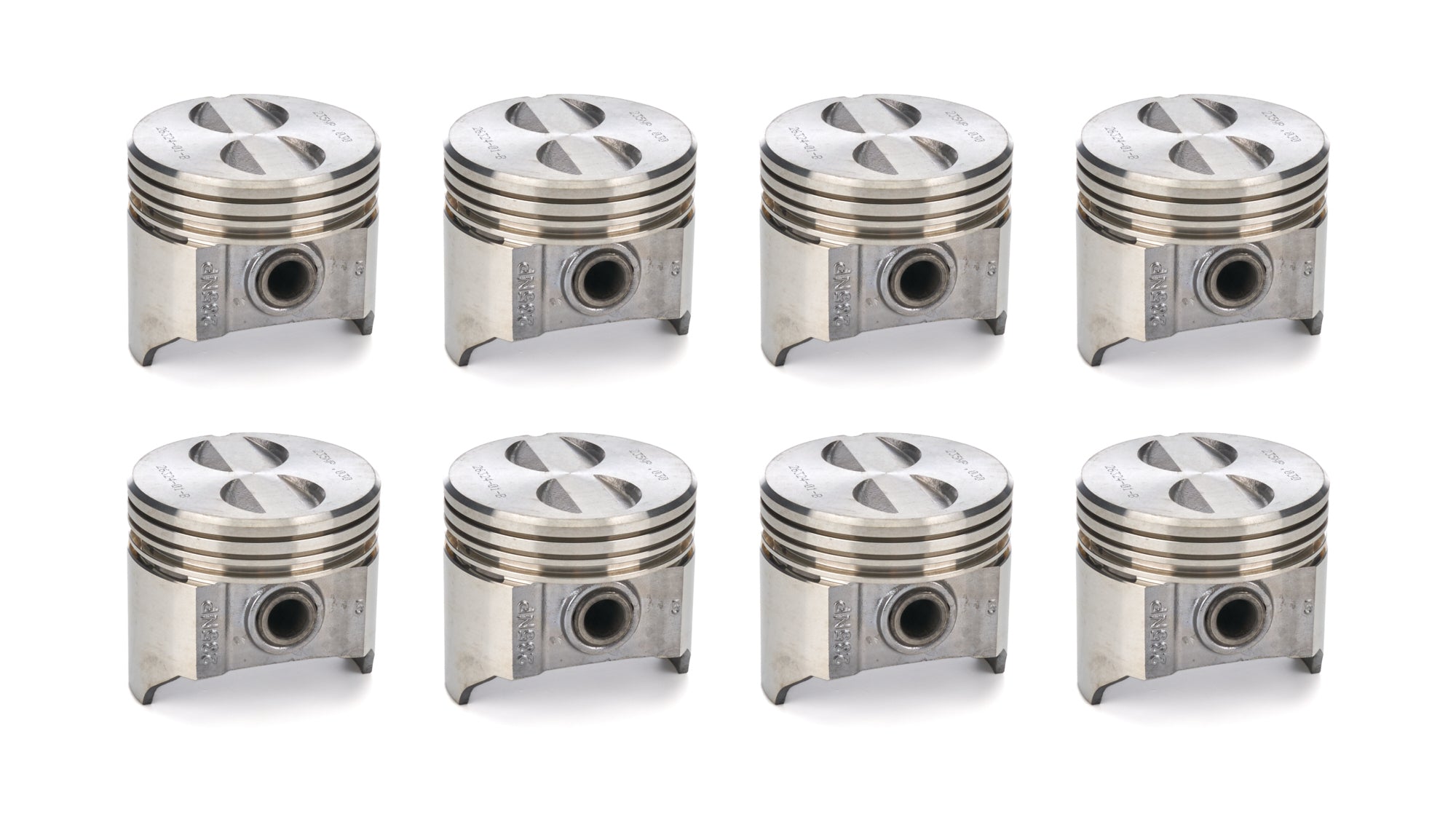 8 PK SET CAST PISTONS