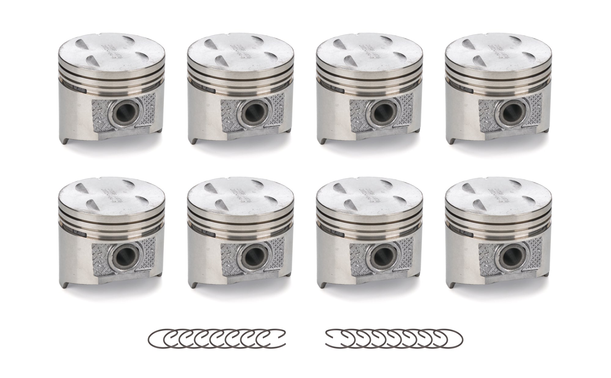 8 PK SET CAST PISTONS