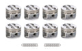 8 PK SET CAST PISTONS