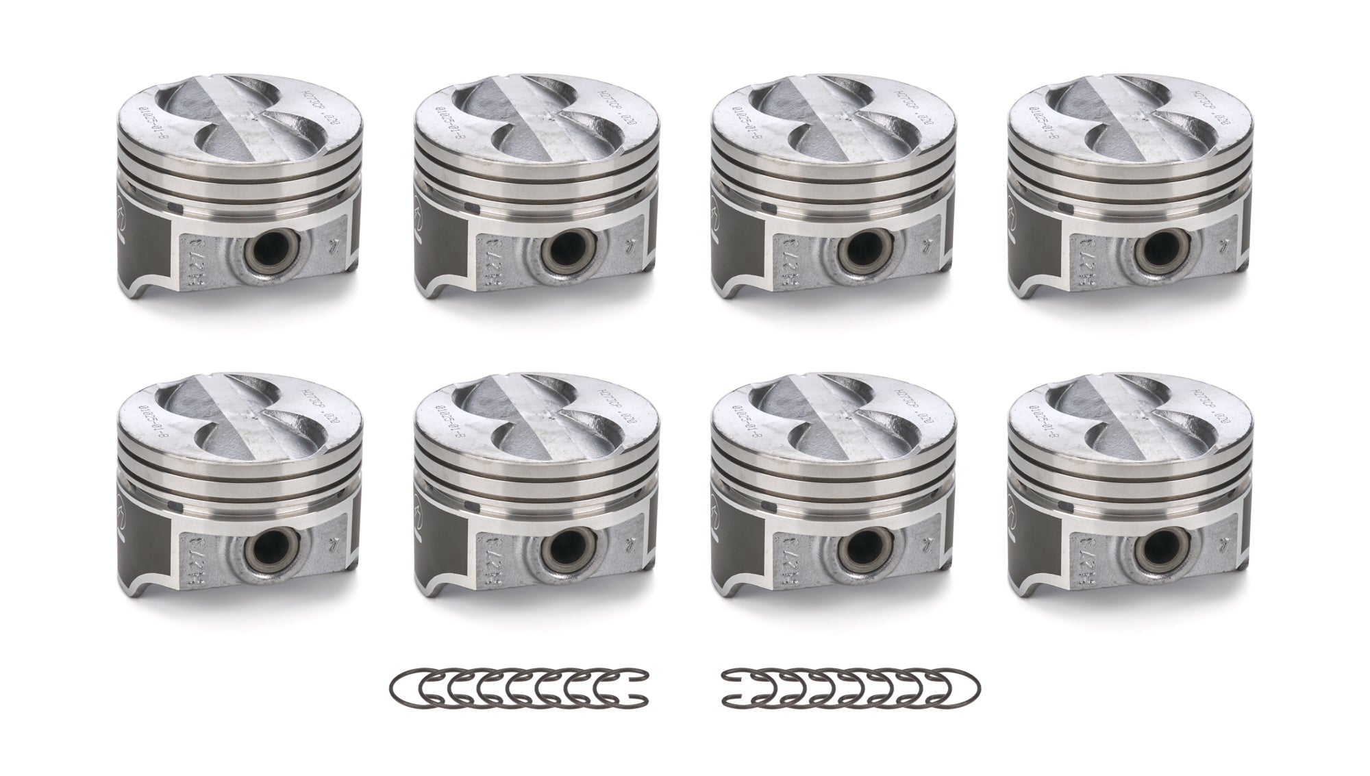 8 PK SET CAST PISTONS
