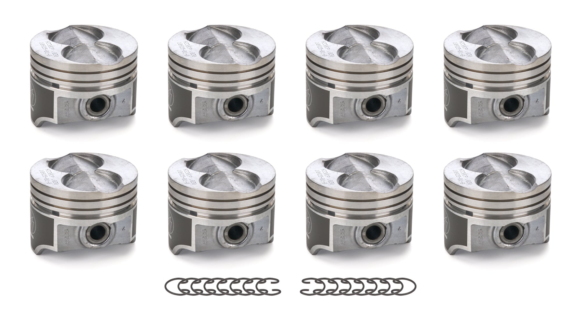 8 PK SET CAST PISTONS