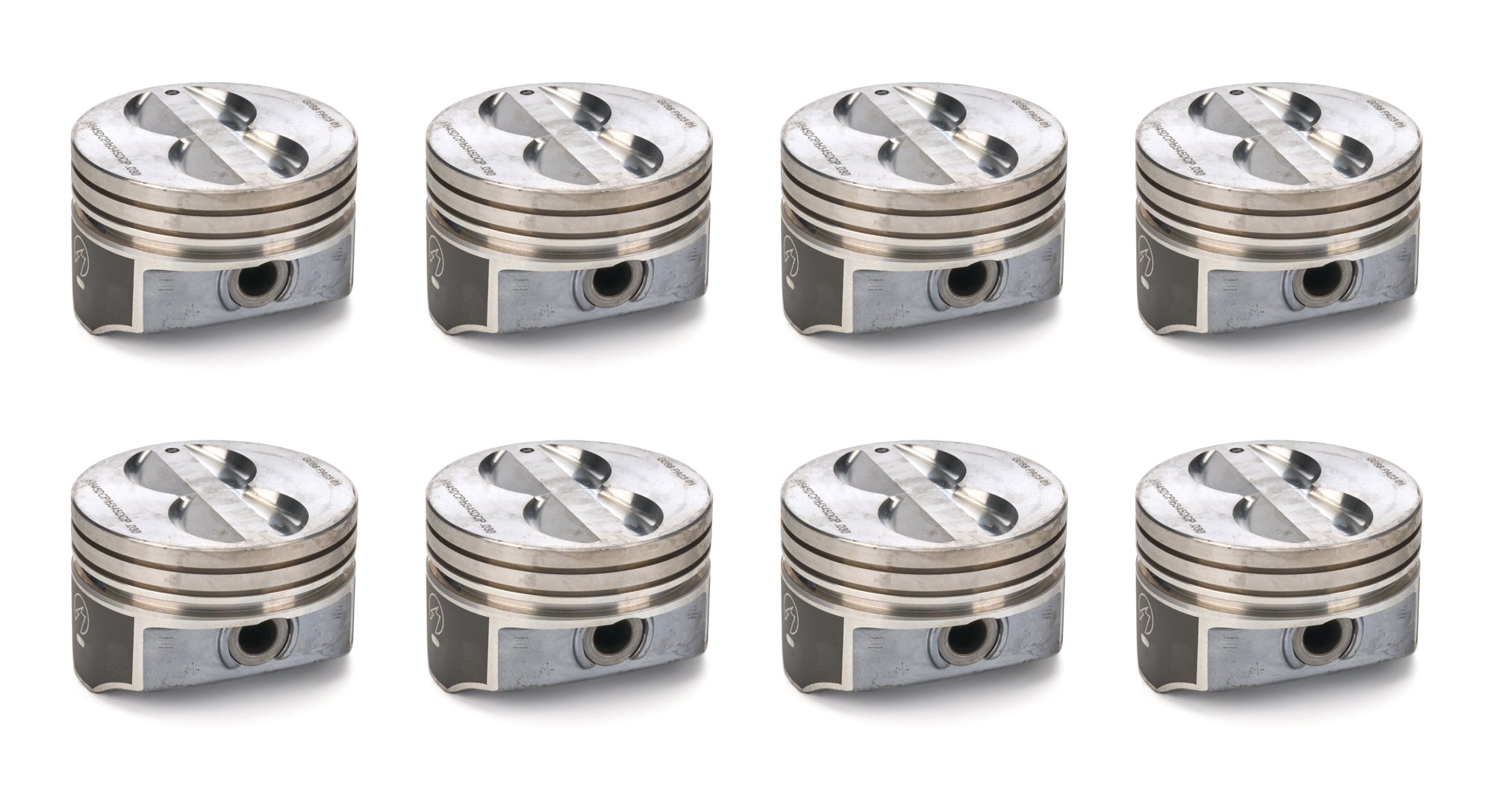 8 PK SET CAST PISTONS