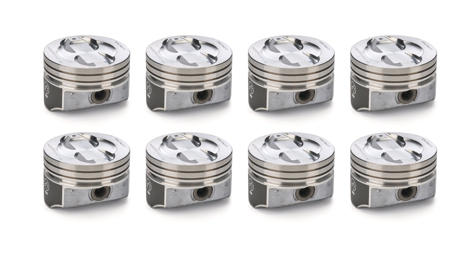 8 PK SET CAST PISTONS