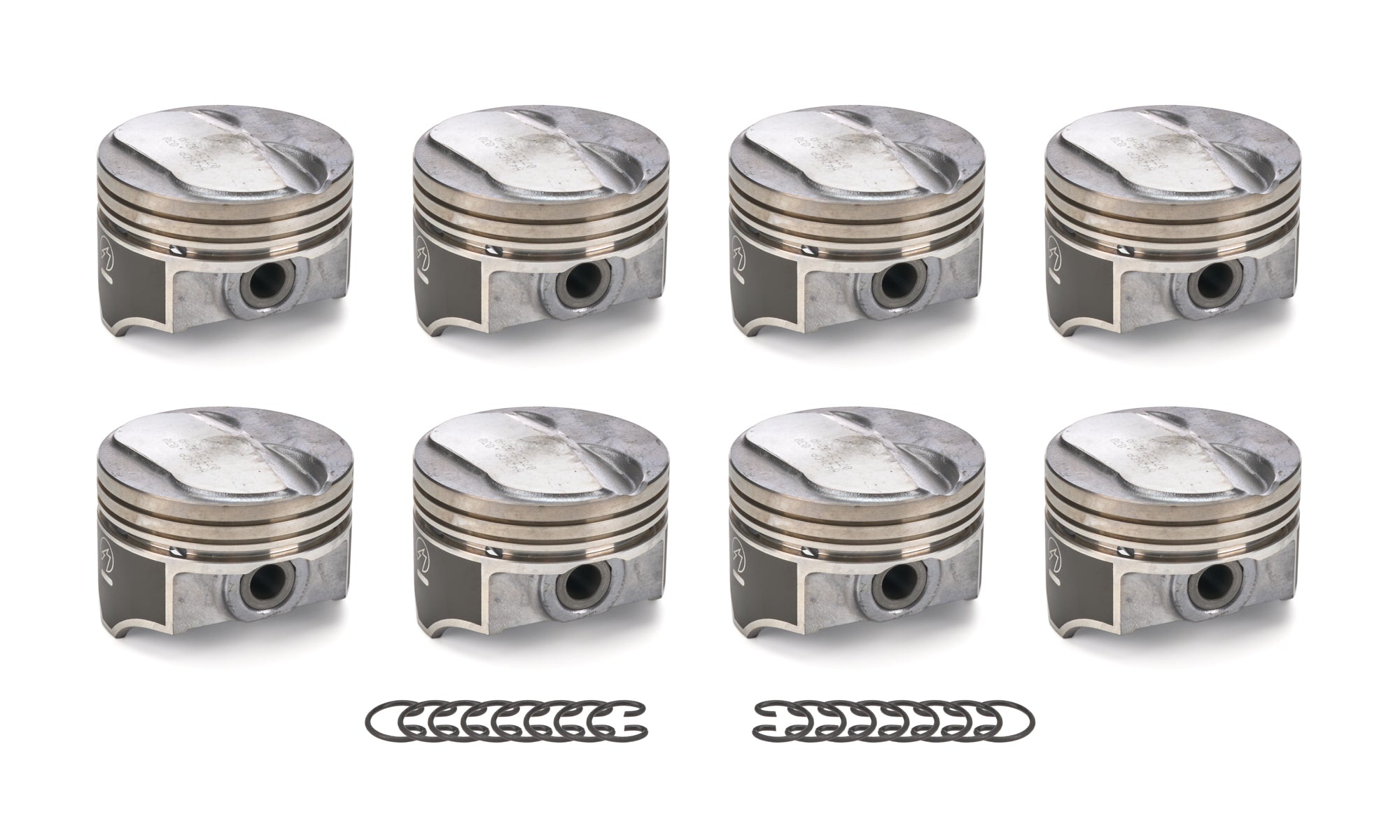 8 PK SET CAST PISTONS