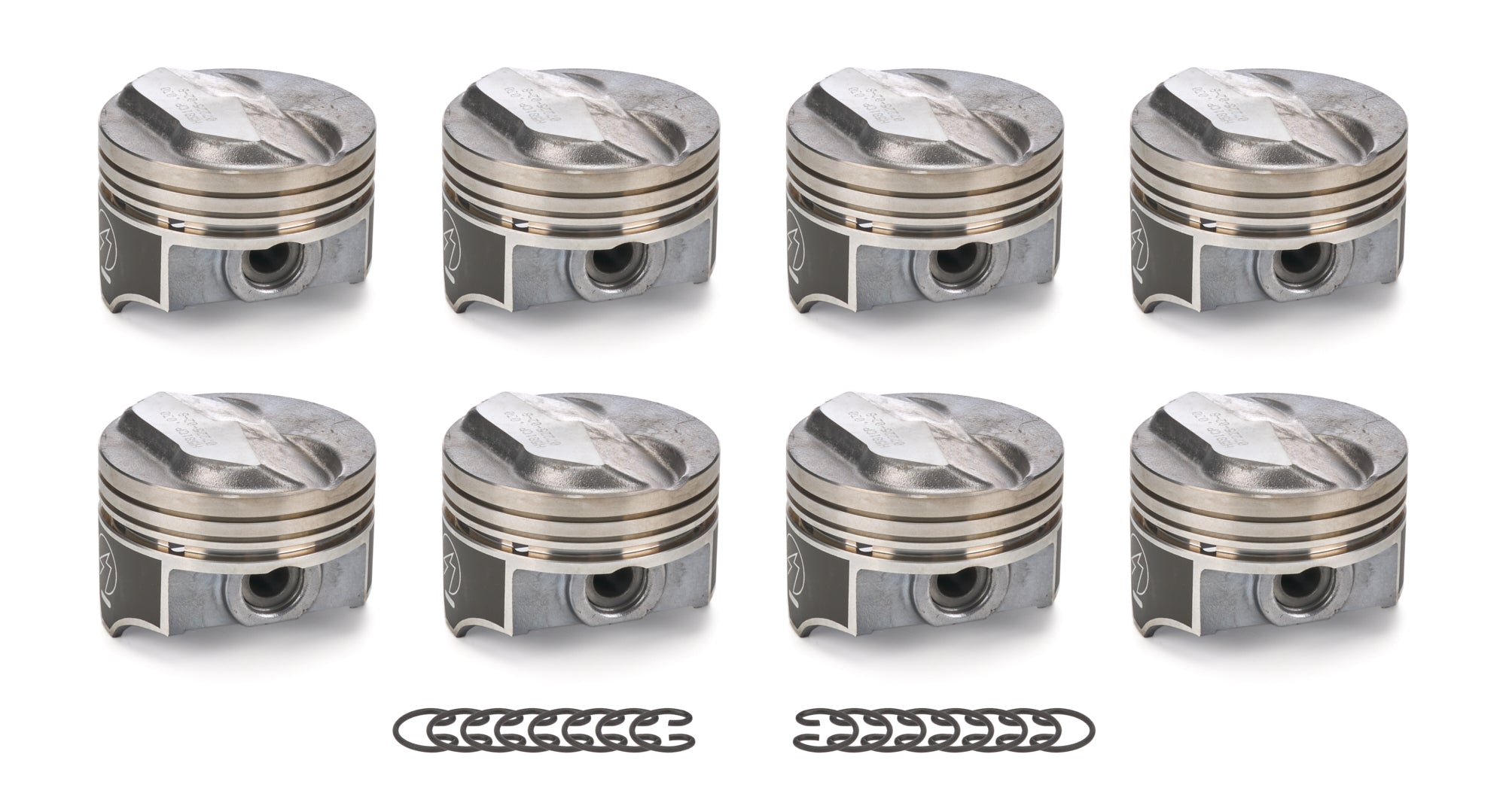 8 PK SET CAST PISTONS