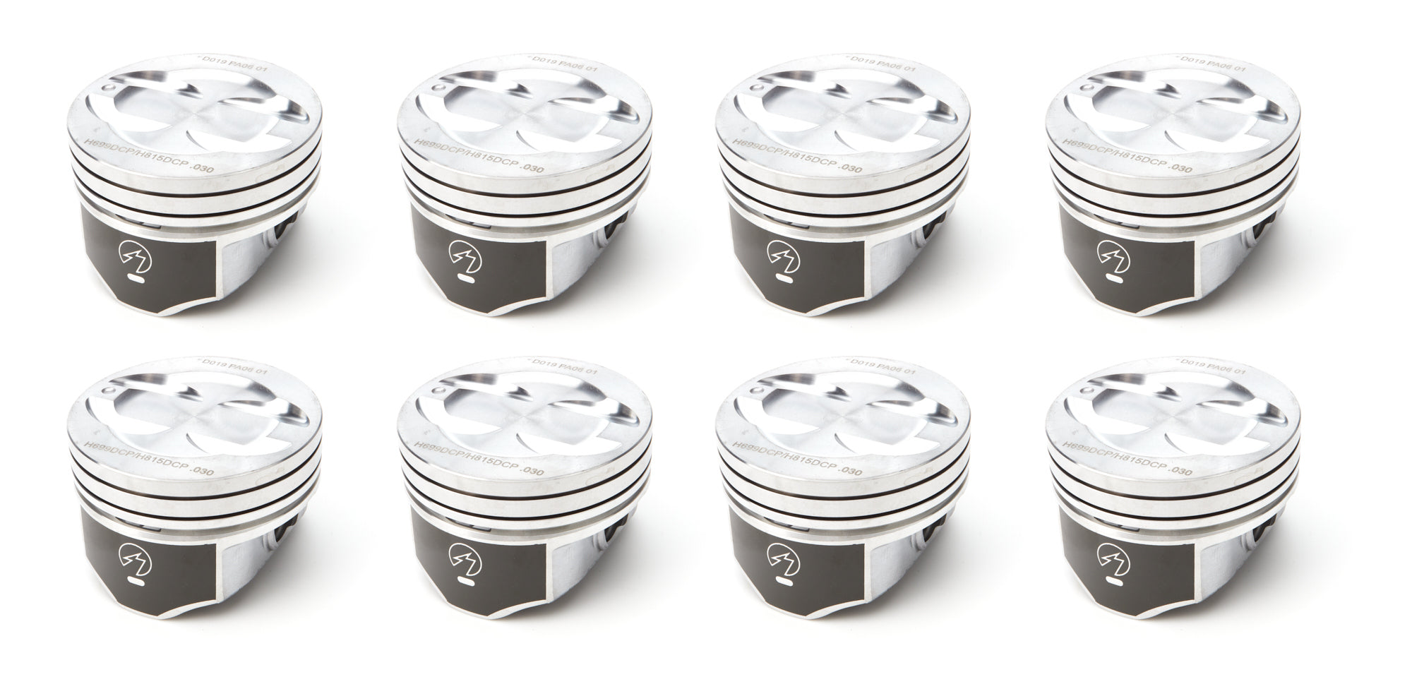 8 PK SET CAST PISTONS