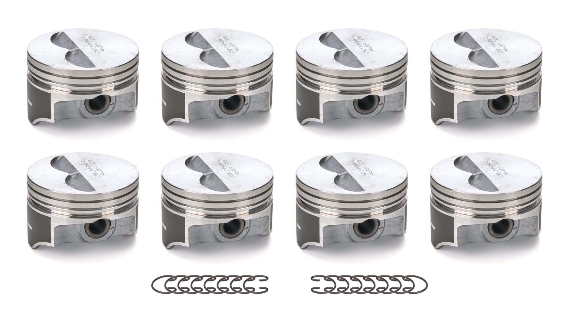 8 PK SET CAST PISTONS