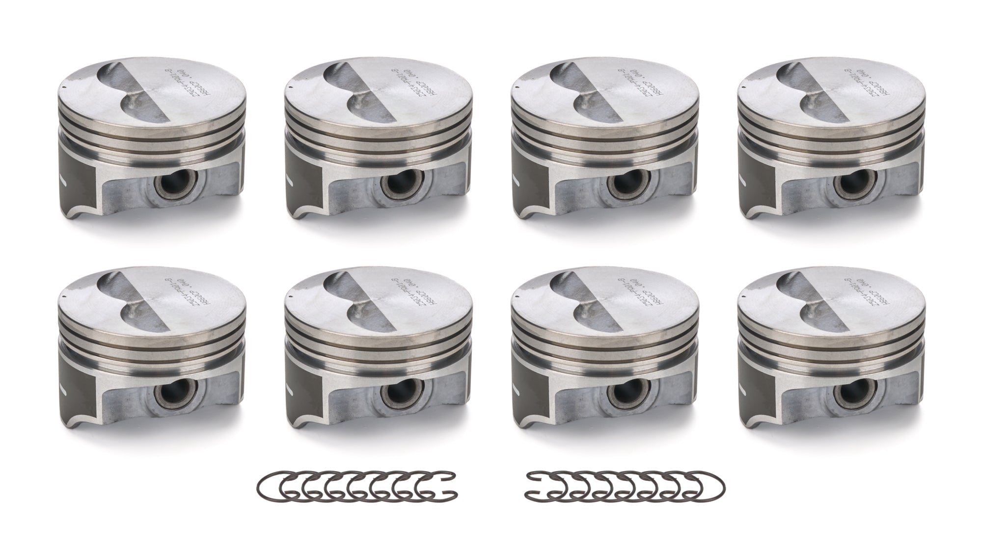 8 PK SET CAST PISTONS