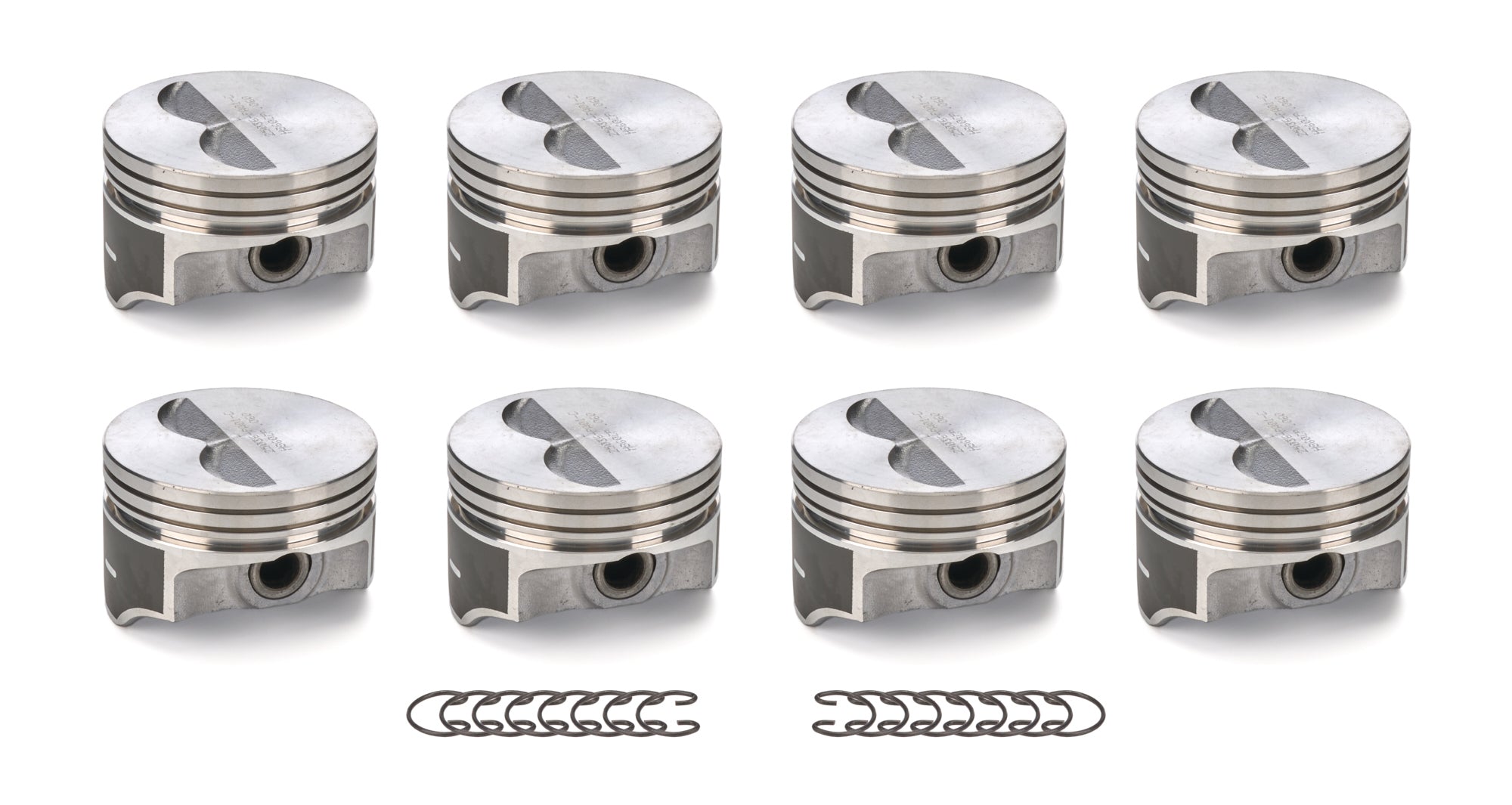 8 PK SET CAST PISTONS