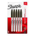 Sharpie Chisel Tip Permanent Markers (5?pack, Black)